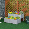 Garden Raised Bed Outdoor Planter Patio Flower Vegetables Pot Plant Container