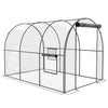 Polytunnel Greenhouse with Clear Cover, Walk-in Grow House, 3 x 2 x 2m
