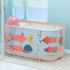 Plastic Foldable Bathtub Water Tub Spa Bath Basin Soaking Bucket Shower Barrel