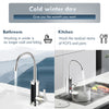 Instant Fast Hot 360° Kitchen Bathroom Electric Tap Faucet Heater Water Heating