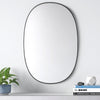 Framed Arched Mirror Wall Mounted Vanity Makeup Bedroom Glass Dressing Mirror
