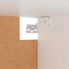Wardrobe White 100x32.5x35 cm Engineered Wood vidaXL