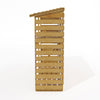 Double Bay Outdoor Garden Wooden Log Store Firewiid Storage Shed Slatted Rack