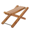 Bamboo Guitar Foot Stool Folding Musical Instrument Footrest 4 Adjustable Height