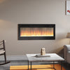 LED Fireplace Media Wall Fire Wall Mounted / Standing Electric Heater 40-100in