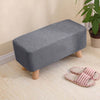 Dark Grey Bench Shoes Chaning Stool Kid Chair Long Footstool Living Room Bedroom