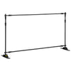 10' x 8' Backdrop Banner Stand Adjustable Telescopic for Trade Show