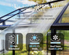Polycarbonate Roofing Sheet 4/10mm Twinwall Panel Canopy Conservatory Greenhouse