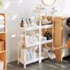 3/4 Layer Floor Caddy Shelf Organizer Bathroom Plastic Storage Rack Shower Pan