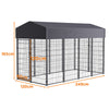 XXL Dog Playpen Outdoor Dog Kennel Enclosure House Premium Umbrella-Grade Roof