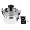 11L Aluminium Pressure Cooker Quick with Lid Latch Indicator Explosion-Proof