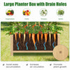 Vertical Indoor & Outdoor Plant Container Raised Garden Bed-Natural