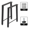 2pcs 28 inch Industrial Steel Table Legs Stand Feet for Cafe Table/Bench/Desk