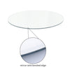 Frameless Unframed Bevel Glass Bathroom Mirror With Self Adhesive Sticker&Glue