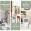 12L/D Portable Home Dehumidifier Quiet Electric Dehumidifier with 24H Timer