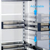 SapceSaving Kitchen Cabinet Pull Out Larder 12Basket 450mm Cupboard Storage Unit