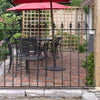 Spear/Ball Top Iron Wrought Yard Garden Privacy Fence Panel Outdoor Wall Railing