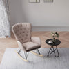 Modern Rocking Chair Slide Scooter Recliner Rocker Armchair Baby Rocking Seat