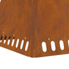 Fire Pit 60x60x50 cm Weathering Steel