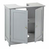 Bathroom Sink Cabinet Under Basin Vanity Storage Cupboard Unit Grey