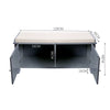 Large 2 Door Shoes Storage Wooden Storage Ottoman Stool Hallway Shoes Bench UK