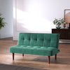 Small Size Bedroom Sofa 2 Seater Click Clack Recliner Sleeper Loveseat Sofa Bed
