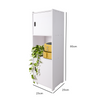 Waterproof Bathroom Storage Cabinet Free Standing Cabinet Organizer Unit White