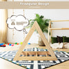 Wooden Climbing Triangle Ladder w/Stable Structure for Toddlers Playful Climbers