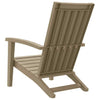 CIADAZ Garden Adirondack Chairs 2 pcs Brown Polypropylene Garden Z9P2