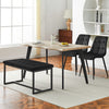 Velvet Padded Ottoman Stool Bed Bench Dining Bench Multicolor Livingroom Bedroom