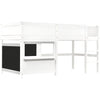 Kids Bunk Bed 3ft Cabin Bed Mid Sleeper Loft Bed Children Pine Wooden Bed Frame