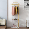 Heavy Duty Marble Coat Rack Freestanding Clothes Rail Hanger for Bedroom Hallway