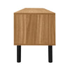 Modern TV Stand 3 Door Cabinet Sideboard with Storage for up to 70 Inch TV Black