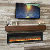 LED 70Inch Wall Mounted Electric Fireplace Wall/Standing Fire Stove with Remote