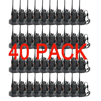 40 Pcs Baofeng BF-88E UHF Walkie Talkies 16CH Long Range Two-way Ham Radio