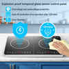 Aobosi Double Induction Hob 20 Temp Setting&18 Power Levels,4-Hour Timer,2800W