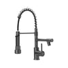 New Mono Pull Out Kitchen Mixer Tap Dual Spout Spray with Pull Down Spring Spout
