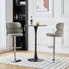 Set of 2/4/6 Velvet Bar Stools for Breakfast Kitchen Comtemporary Barstool Chair