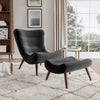 Huge Egg Chair Banana Sofa Armchair with Stool for Bedroom Living Room Fireside