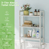 3-Tire Over-The-Toilet Storage Shelf Space Saving Shelf Metal Bathroom Organizer