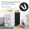 Bathroom Floor Cabinet Single Door Floor Cabinet Freestanding Storage Cabinet