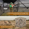 Pop up Camouflage Hunting Tent 360° Stakeout Hunting Blind for 2-3 People