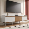 TV Stand TV Unit Sideboard Cabinet 160 cm 2-Doors 2 Drawers Modern Design White