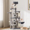 Cat Tree Tower Multi-Level Cat Condo with Scratching Post Kittens Activity 162CM