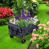 Garden Trailer Cart Heavy Duty Camping Beach Festival Trolley Foldable Wagon