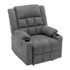 ADJUSTABLE RECLINER ARMCHAIR SOFA HOME LOUNGE CHAIR GAMING SINGLE W/CUP HOLDR