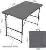 4ft Folding Table Heavy Duty Trestle Camping Party Picnic Dining Garden