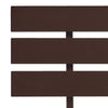 Bed Frame Dark Brown Solid Pine Wood 120x200 D7I8