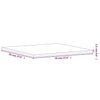 Table Top 70x70x1.5 cm Square Solid Wood Beech