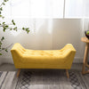 Chenille Window Seat Bed End Sofa Chair Chaise Lounge Bench Pouffe Bedroom Stool